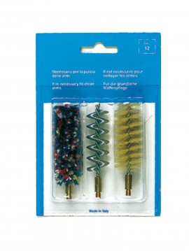 set de trois brosses pour armes à canon lisse cal 12 www.armureriegontier.fr