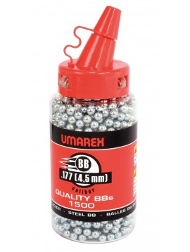 BOUTEILLE DE 1500 BILLES ACIER CAL. 4,5 MM