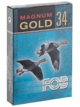 Cartouches FOB GOLD Magnum Cal. 20-76, culot de 16, 34 gr, N°7 doré