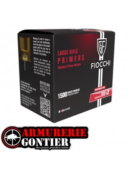 1500 Amorces FIOCCHI PRIMER LARGE RIFLE www.armureriegontier.fr