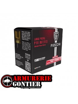 1500 Amorces FIOCCHI PRIMER LARGE PISTOL www.armureriegontier.fr
