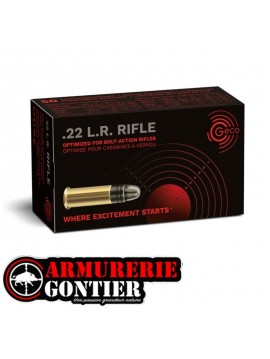 Munitions GECO Rifle 22lr x50  www.armureriegontier.fr