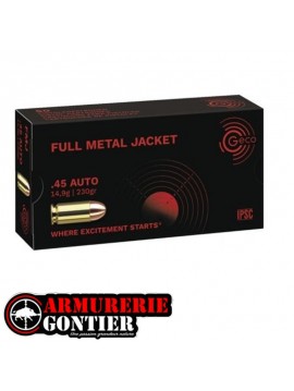 Munitions Geco 45 ACP FMJ 230 gr boite de 50 www.armureriegontier.fr