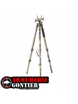 Trépied de chasse BOG Deathgrip Aluminium Mossy Oak Bottomland www.armureriegontier.fr
