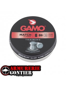 Plombs GAMO MATCH CLASSIC 5.5MM 1.0G X250 www.armureriegontier.fr