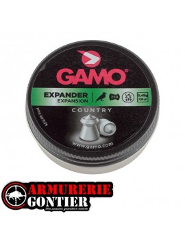 Plombs GAMO EXPANDER 4,5 mm 0.49g www.armureriegontier.fr