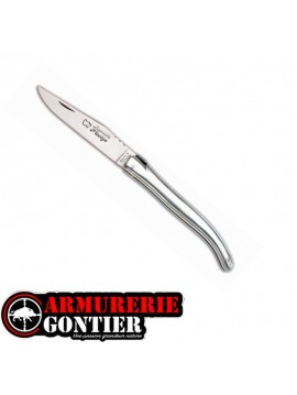Couteau AU SABOT LAGUIOLE plein  manche ALU brillant