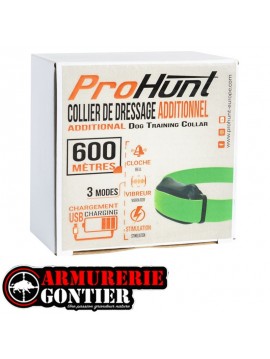 Collier de Dressage PROHUNT supplémentaire portée 600M phac052