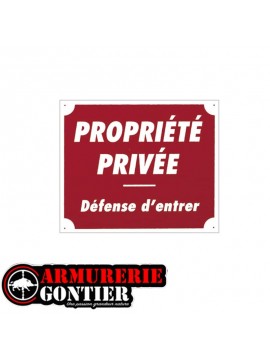 Panneau PROPRIETE PRIVEE AKYLUX 30x25