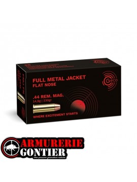 Munitions Geco 357 Magnum FMJ 10.2g / 158gr boite de 50