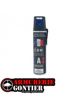 Bombe lacrymogène anti agression SAPL GAZ CS 75ML