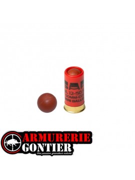 Lot de 10 cartouches Mini Balle Gomm-Cogne® LIGHT - Cal. 12-50 SAPL®
