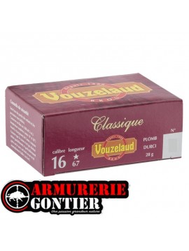 Cartouches VOUZELAUD 16/67/16 28g Classique Grand Culot bourre jupe