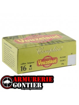 Cartouches VOUZELAUD Complice 16/65 28 g  bourre jupe