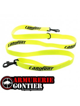 Laisse pour chien approche plate CANIHUNT HUNTER 180 cm