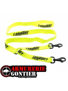 Laisse pour chien coupleur  plate CANIHUNT HUNTER 150 cm
