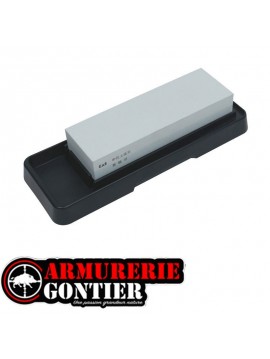 Pierre à aiguiser KAI 400/1000 avec socle